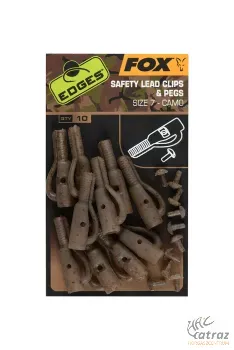 Fox Edges Camo Slik Lead Clip & Pegs Size 7 - Fox Camo 7-es Ólomklipsz