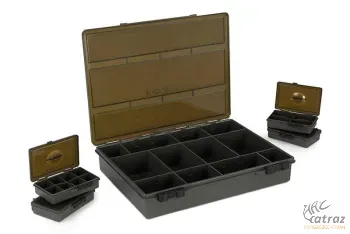 Fox Eos Nagy Feltöltött Szerelékes Doboz - Fox EOS Carp Tackle Box Loaded Large