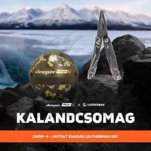 Deeper Chirp+ 4 Winter Adventure Bundle Limitált kiadású halradar szett