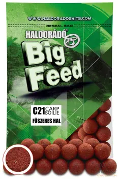 Haldorádó Big Feed C21 Boilie Fűszeres Hal - Haldorádó C21 Fűszeres Hal Etető Bojli