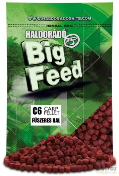 Haldorádó Big Feed C6 Pellet Fűszeres Hal - Haldorádó Fűszeres Hal Etető Pellet