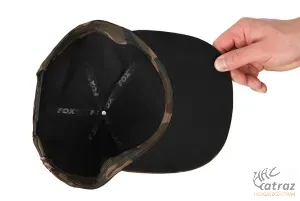 Fox Camo Flat Peak Snapback Cap - Fox Camo Snapback Sapka