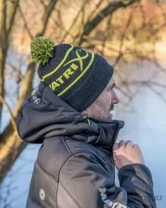 Matrix Lime/Grey Sherpa Bobble Hat - Matrix Lime/Szürke Bojtos Téli Sapka