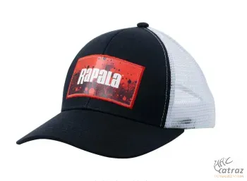 Rapala Sapka Splash Trucker Cap - Black/Red