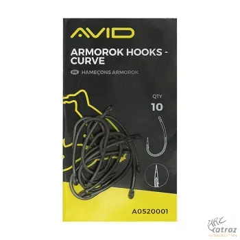 Avid Carp Armorok Curve Méret: 2 - Avid Szakállas Pontyozó Horog