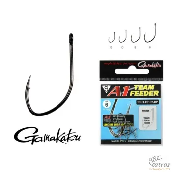 Gamakatsu A1 Team Feeder Pellet Carp Méret:6 - Feeder Horog