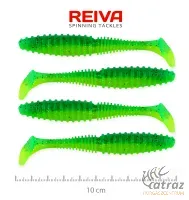 Reiva Zander Power Shad Zöld Csillám Gumihal - Reiva Gumihal 10 cm 4 db/csomag