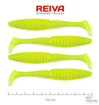 Reiva Zander Power Shad Citromsárga Gumihal - Reiva Gumihal 10 cm 4 db/csomag