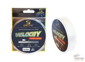 Carpspirit Velocity Felvastagodó Dobóelőke - Carp Spirit Tapered Leader 5x15m 0,23mm