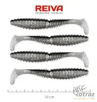 Reiva Zander Power Shad Ezüst-Csillám Gumihal - Reiva Gumihal 10 cm 4 db/csomag