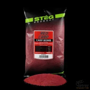 Stég Product Carp Bomb Red Carp 1kg - Stég Prémium Etetőanyag