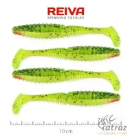 Reiva Zander Power Shad Fluosárga-Zöld Gumihal - Reiva Gumihal 10 cm 4 db/csomag