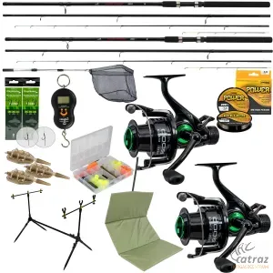 Feeder Szett - Carp Expert Smart Feeder Duplabotos Feeder Szett Rodpoddal 3,90m