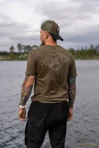 Korda One Liner Tee Olive - Korda Horgász Póló