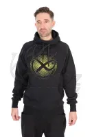 Matrix Large Fade Logo Hoody Black/Lime – 2XL – Horgász Pulóver
