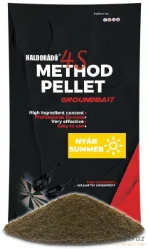 Haldorádó 4S Method Pellet Groundbait Nyár - Melegvízi Haldorádó Etetőanyag