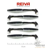 Reiva Zander Power Shad Fekete-Ezüst Gumihal - Reiva Gumihal 8 cm 5 db/csomag