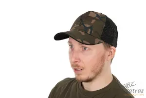 Fox Camo Trucker Baseball Cap - Fox Camo Hálós Baseball Sapka