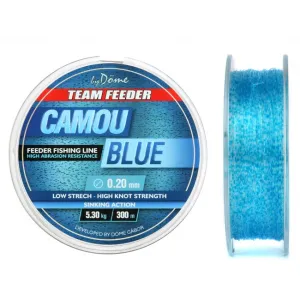 By Döme Team Feeder Camou Blue 0,22mm - By Döme Kék Camo Monofil Feeder Zsinór 300 méter