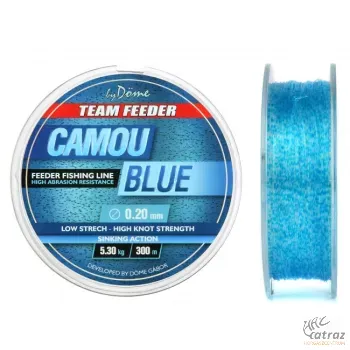 By Döme Team Feeder Camou Blue 0,22mm - By Döme Kék Camo Monofil Feeder Zsinór 300 méter