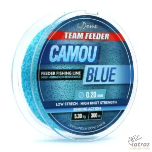 By Döme Team Feeder Camou Blue 0,22mm - By Döme Kék Camo Monofil Feeder Zsinór 300 méter