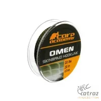 Carp Academy Bevonatos Előkezsinór - Carp Academy Omen Skin Olive 20m 20lb