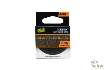 Fox Naturals Coretex 20 méter 35 lb Matt Coated Braid - Fox Félmerev Bevonatos Előkezsinór