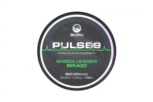Guru Pulse 9 Shock Leader 0,20mm 100m - fonott zsinór