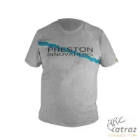 Preston Grey T-Shirt Póló Méret: L - Preston Innovations Horgász Póló