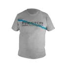 Preston Grey T-Shirt Póló Méret: L - Preston Innovations Horgász Póló