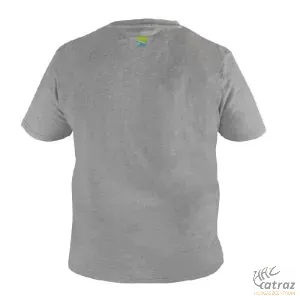 Preston Grey T-Shirt Póló Méret: L - Preston Innovations Horgász Póló