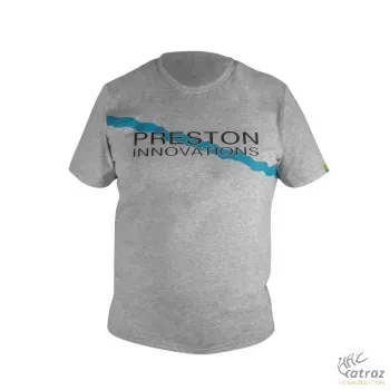 Preston Grey T-Shirt Póló Méret: M - Preston Innovations Horgász Póló