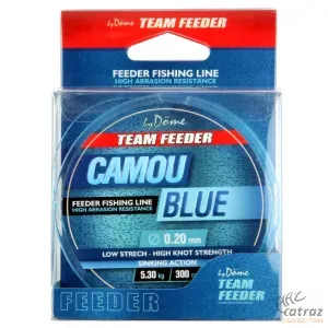 By Döme Team Feeder Camou Blue 0,25mm - By Döme Kék Camo Monofil Feeder Zsinór 300 méter