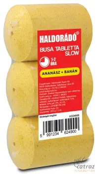 Haldorádó Slow Busa Tabletta Ananász + Banán - Haldorádó Lassú Oldódású Busázó Tabletta