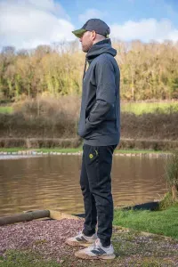 Matrix Charcoal Marl Zip Hoody L - Matrix Kapucnis Pulóver