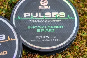 Guru Pulse 9 Shock Leader 0,20mm 100m - fonott zsinór