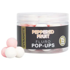 Dynamite Baits Pepperd Fruit Fluro Pop Ups 15mm - Fluo Pop-up Csali