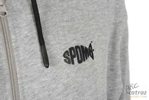 Spomb Szürke Kapucnis Pulóver - Spomb Grey Zipped Hoody