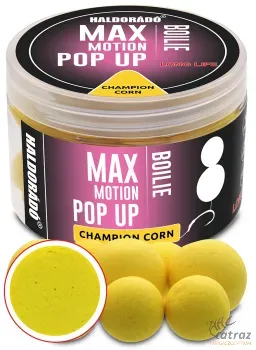Haldorádó Max Motion Boilie Pop Up 16, 20 mm Champion Corn - Haldorádó Max Motion 16-20mm Pop-Up Csali