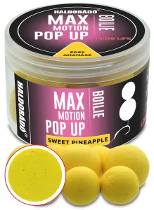 Haldorádó Max Motion Boilie Pop Up 16, 20 mm Édes Ananász - Haldorádó Max Motion 16-20mm Pop-Up Csali