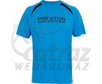 Preston Blue Breeze T-Shirt – S – Kényelmes Világoskék Horgász Póló