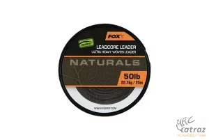 Fox Naturals Leadcore 25 méter 50 lb Ultra Heavy Woven Leader - Fox Ólombetétes Zsinór