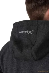 Matrix Charcoal Marl Zip Hoody M - Matrix Kapucnis Pulóver