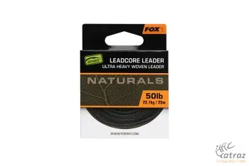 Fox Naturals Leadcore 25 méter 50 lb Ultra Heavy Woven Leader - Fox Ólombetétes Zsinór