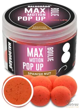 Haldorádó Max Motion Boilie Pop Up 16, 20 mm Spanyol Tigrismogyoró - Haldorádó Max Motion 16-20mm Pop-Up Csali