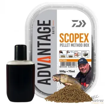 Daiwa Pellet Method Box Natural Scopex 500g+75ml