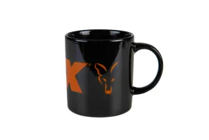 Fox Fekete Narancs Kerámia Bögre - Fox Black & Orange Logo Ceramic Mug