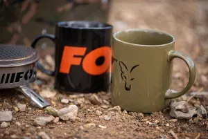 Fox Fekete Narancs Kerámia Bögre - Fox Black & Orange Logo Ceramic Mug