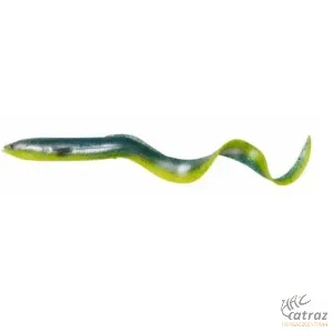 Savage Gear LB Real Eel Plasztik Csali 20 cm 27 gramm - Green Yellow Glitter Angolna Gumihal