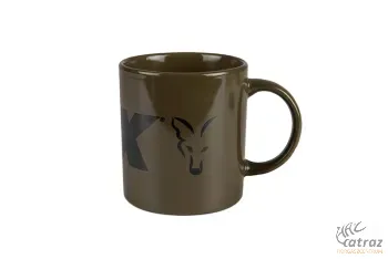 Fox Zöld Fekete Kerámia Bögre - Fox Green & Black Logo Ceramic Mug